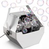 Theefun Bubble Machine: 750ML Metal Automatic Bubble Maker, Portable Professional