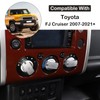 Car Center Console Air Conditioner Switch Button Knob Trim Cover