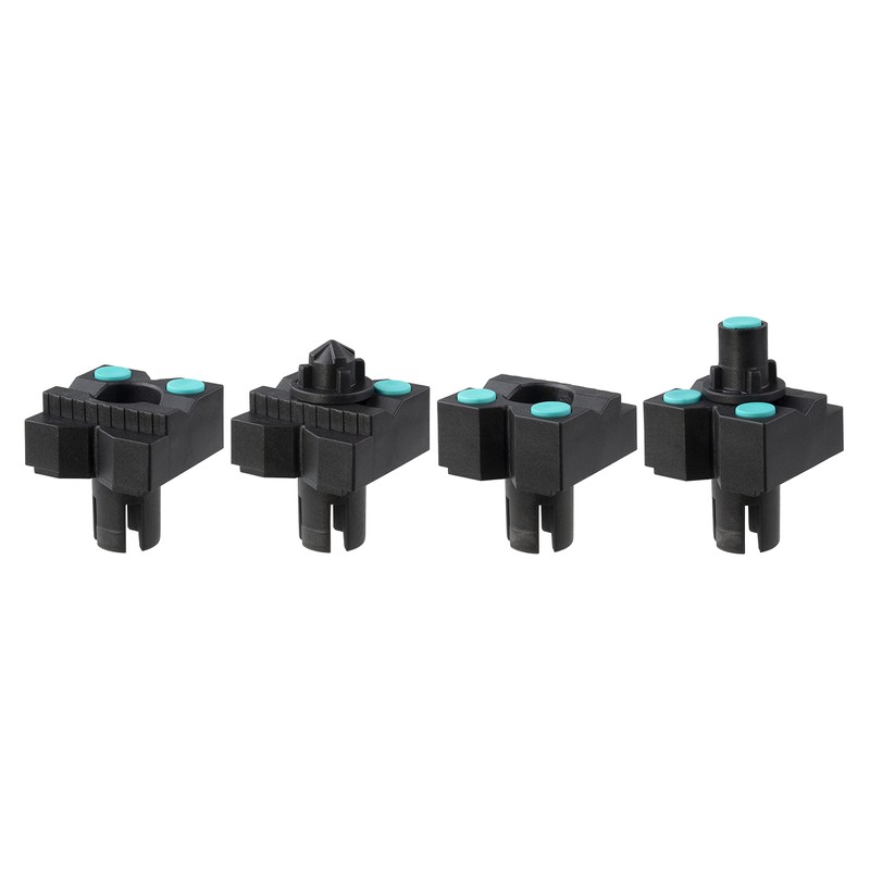 wolfcraft 4 clamping jaws with rest pins for painting I
