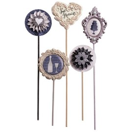 EK Success Jolee's Boutique Dimensional Stickers, Wedding Silhouette Sticks