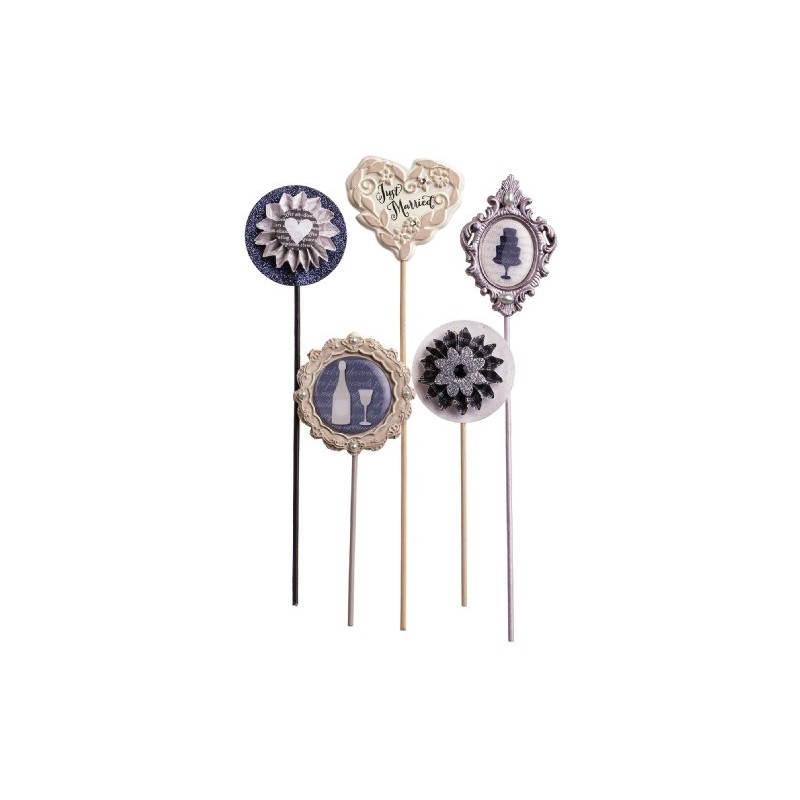 EK Success Jolee's Boutique Dimensional Stickers, Wedding Silhouette Sticks