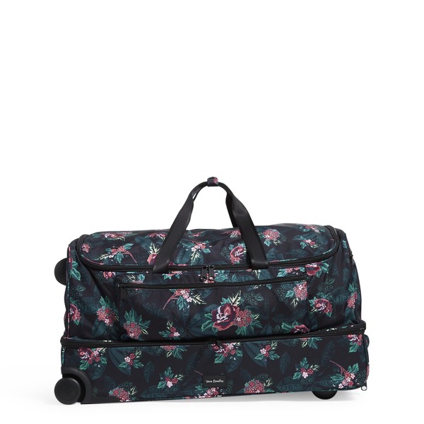 Vera Bradley Recycled Lighten Up Reactive XL Foldable Rolling Duffle
