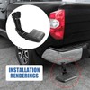 Rear Bed Step Compatible with 2024-2025 Toyota Tacoma Retractable Bumper