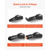 VEVOR Trailer Lock, Fits 2 & 2-5/16-Inch Couplers, Heavy Duty
