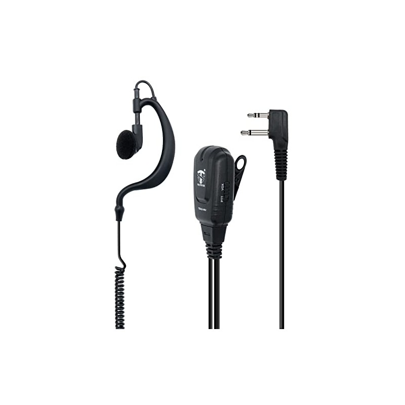 TechSide TSAU-MV Midland 2 Pin Wraparound Headset Microphone with VOX