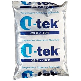 ThermoSafe U-tek 420 Phase Change Material Gel, -23°C Temperature, 7.5" L x 6.5" W x 1" H (Case of 12)