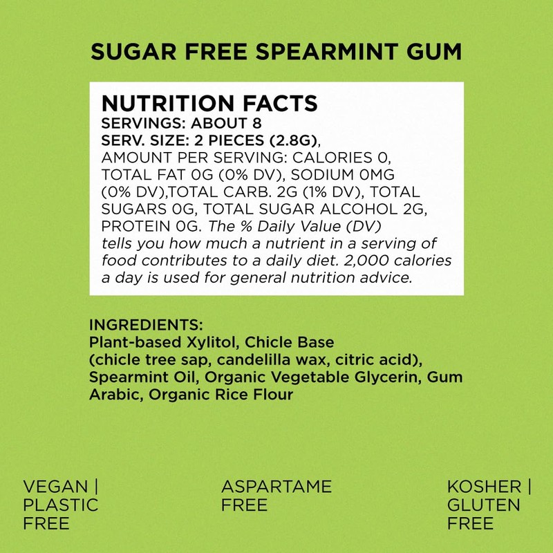 SIMPLY Gum | Dental Gum | Xylitol Chewing Gum- Sugar