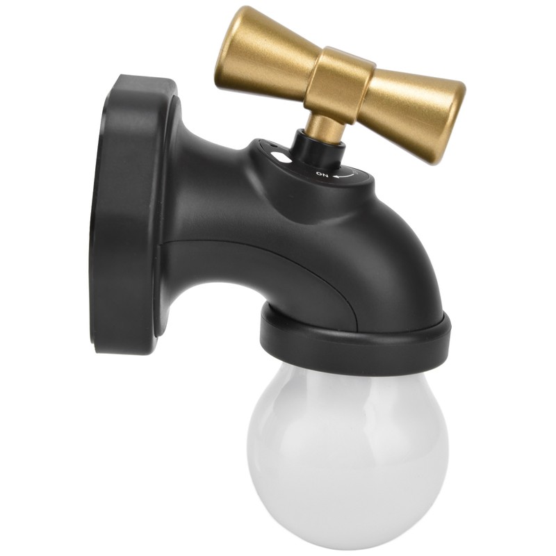 Creative LED Faucet Night Light USB Charging Voice Controlled Induction