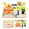 Baeroly Montessori Sensory Toy with Simulated Steering Wheel and LED