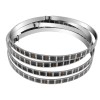 KEEPDSGN 4PCS 15" RGB LED Wheel Ring Lights Chasing Rim