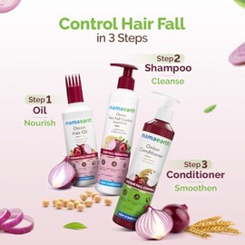 MAMAEARTH Aceite de Cebolla para Crecimiento del Cabello y Control de la Caída para Hombres y Mujeres, 150ml