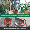 Garden Tools Set with Extension Handles, 5 Piece Thick Gardening