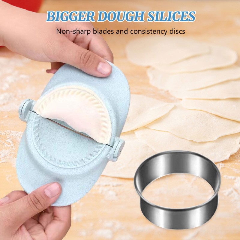 8Pcs Dumpling Maker, Dumpling Press 3 Sizes Empanada Maker, Dumpling