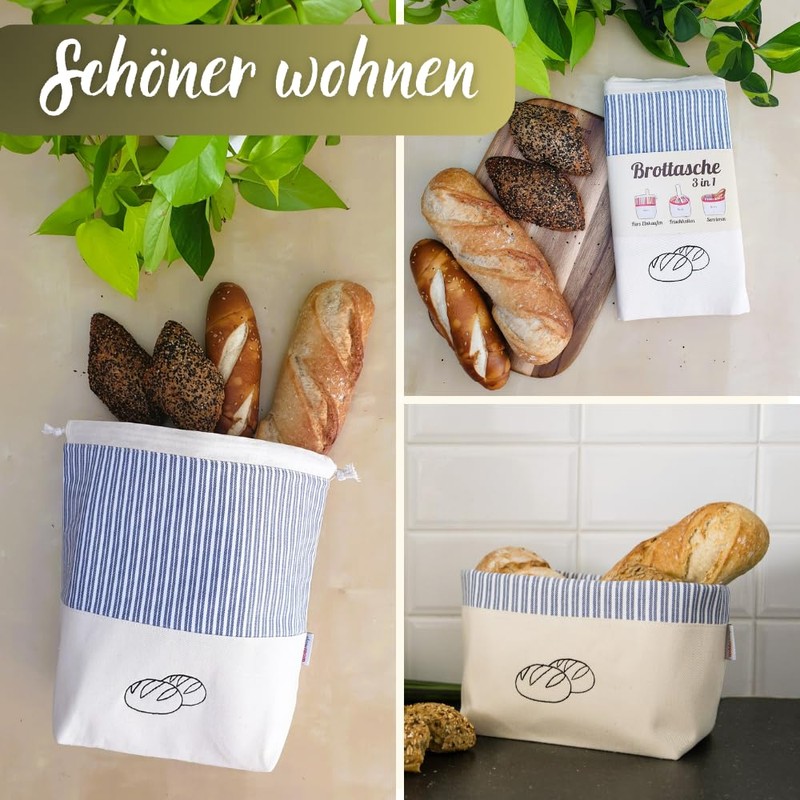 slowroom Bread Bag for Bread Storage and Keeping Fresh 3