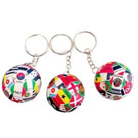 Sports Ball Key Chain - Durable Soccer Keychain for Fans