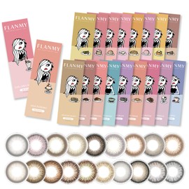 Color Con Frammy One Day FLANMY 1 day 1 box 10 sheets 14.2 mm 14.5 mm 8.5 mm 8.6 mm Nozomi Sasaki PWR -1.50/COLOR: Cacao Waffle