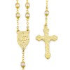 First Communion Rosary with Pearl Capped Beads