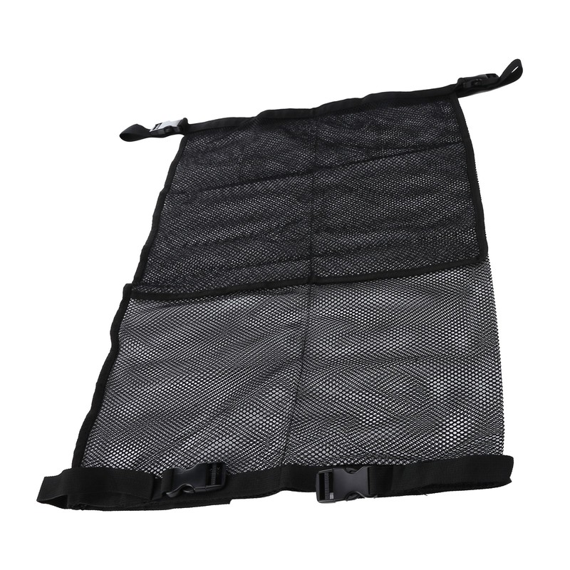 Large Capacity Seat Back Storage Bag with Fixed Buckle Mesh