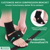 JOMECA Upgraded Drop Foot Brace for Walking with Shoes -