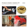 Anxingo Pressure Washer Adapter Set, 3/8" Quick Connect Kit, M22