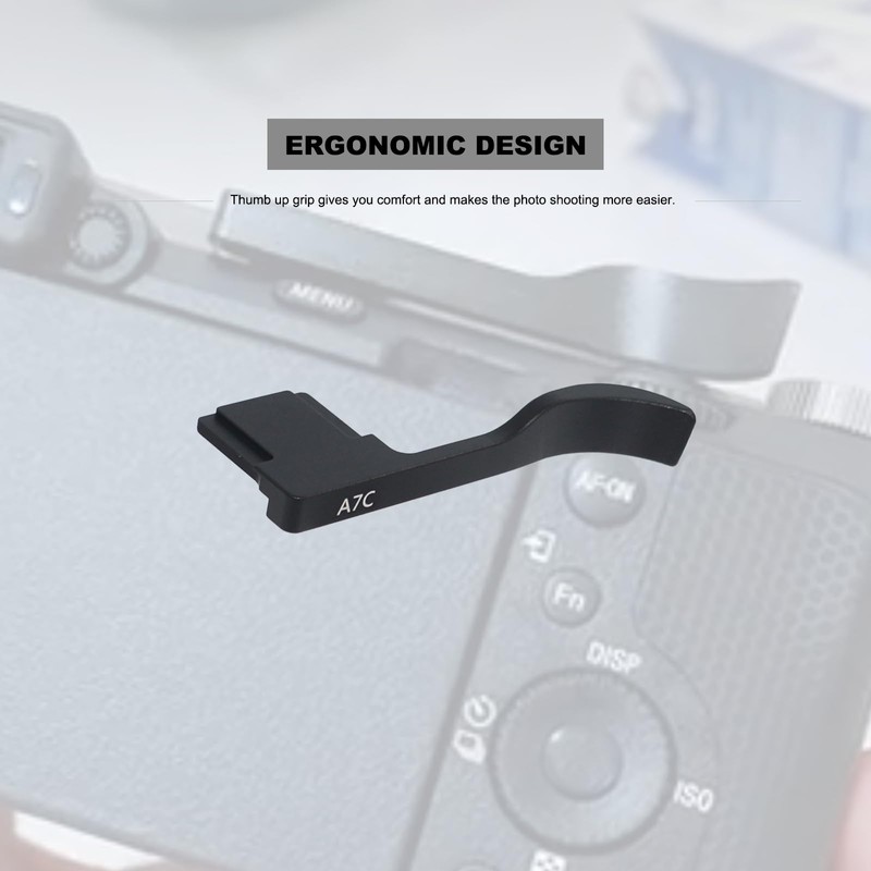 Thumb Grip for Sony A7C Camera,Metal Camera Thumbs Up Rest