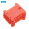 PATIKIL Plastic Floss Bobbins, 300 Pack Thread Cards Cross Cotton