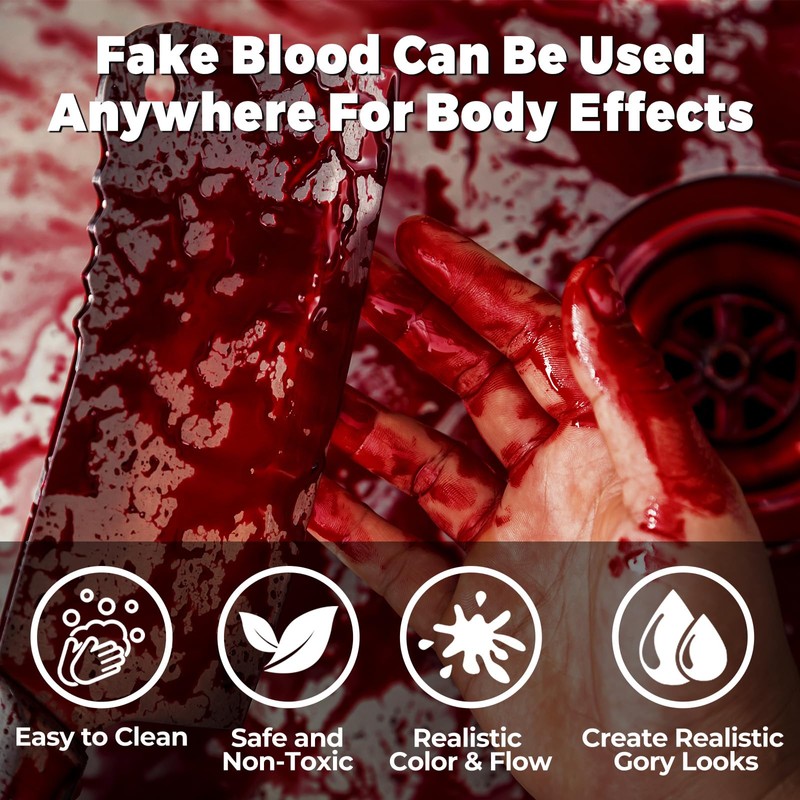 BOBISUKA Fake Blood Spray for Cosplay - Vampire Blood Washable