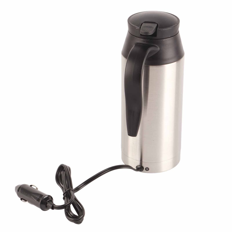 750ML Stainless Steel Car Electric Kettle Coffee Tea for Thermos