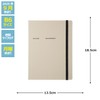 Laconic LYS09-220BE Notebook, 2026 B6 Weekly Hardcover, Beige, Begins September