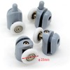 Shower Door Rollers, Set of 8 Single Shower Door Runners/Wheels/Pulleys/Guides