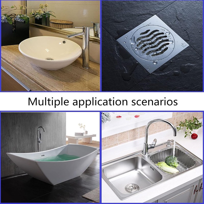2x Drain Snake,Hair Clog Remover Sink Unblocker Snake,Reusable Shower Drain