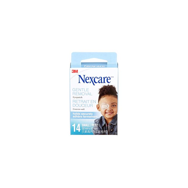 Nexcare™ Gentle Removal Eye Patch KRJ-14-CA, Small, 14/Pack