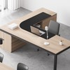 MAIDERN (43.3” + 43.3”) x 13” L Shaped Corner Desk