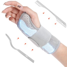 MBLNBVN Muñequera De Soporte,férula para muñeca Ajustable Con 2 Soportes,ferula tunel carpiano Transpirable Para Alivio Del Dolor De Muñeca, Artritis,Fracturas,Lesiones Por Uso Repetitivo Y Más