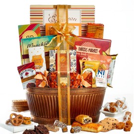 Broadway Basketeers Sympathy Gift Basket – Condolence Baskets with Assorted Gourmet Food Snacks, Thoughtful Care Package, Bereavement Gift for Loss, Funeral, Grief, or Kosher Shiva