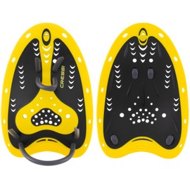 Cressi Aqua Energy PRO Swim Paddles Black/Yellow - Palette Unisex per Il Nuoto, Sviluppano la Resistenza della Parte Alta del Corpo Durante l’attività in Acqua, Nero/Giallo, Taglia Unica