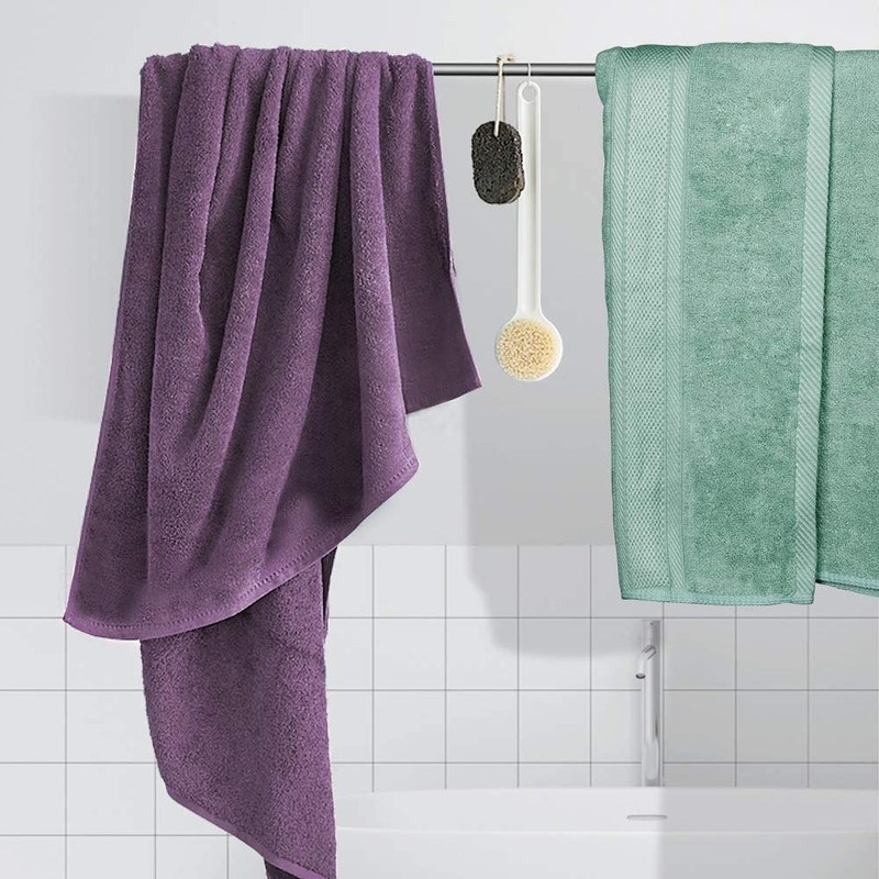 YOOFOSS Bath Towel Bamboo Towel Set 2 pack, 70 x