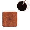 Long Island Map Coaster, Set of 4, Sapele Wooden Coaster