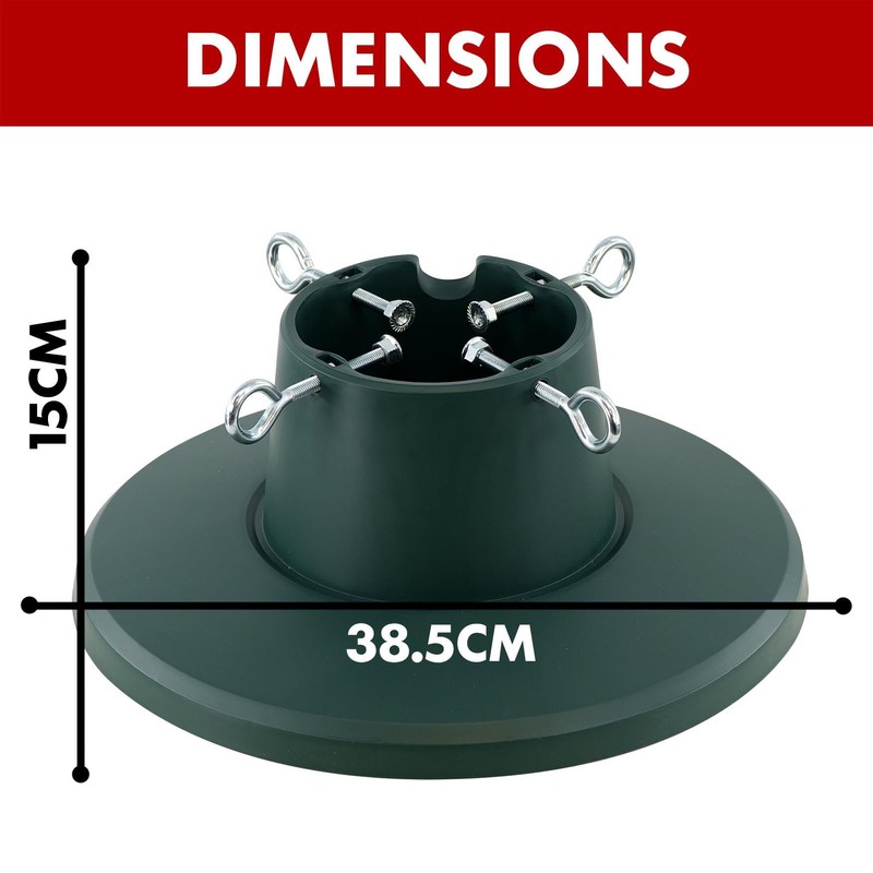 GEEZY Christmas Tree Stand for Live Tree, Heavy Duty Adjustable