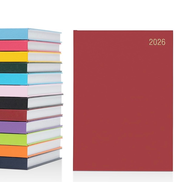 evelay 2026 Diary A5 Week to View Hardback Planner Organiser