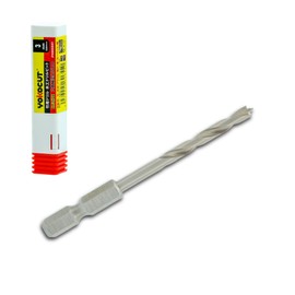 YOKOCUT Bamboo Drill Bit 0.1 inch (3 mm) Woodworking Drill Bit Tip Triangle Wood Drill Bit (3 mm Drill)