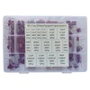 MTDELE 180Pcs 15Values Metallized Film Capacitor Kit DC 400V 630V