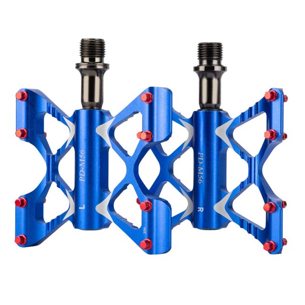 PLATTBK Bike Pedals 9/16" Aluminum Alloy 3 Bearing Non-Slip Lightweight