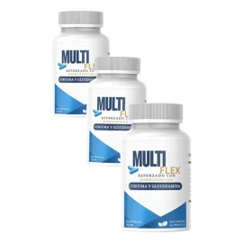 3 Pack Multiflex 60 Caps Suplemento Articulaciones Cúrcuma Sabor Sin Sabor