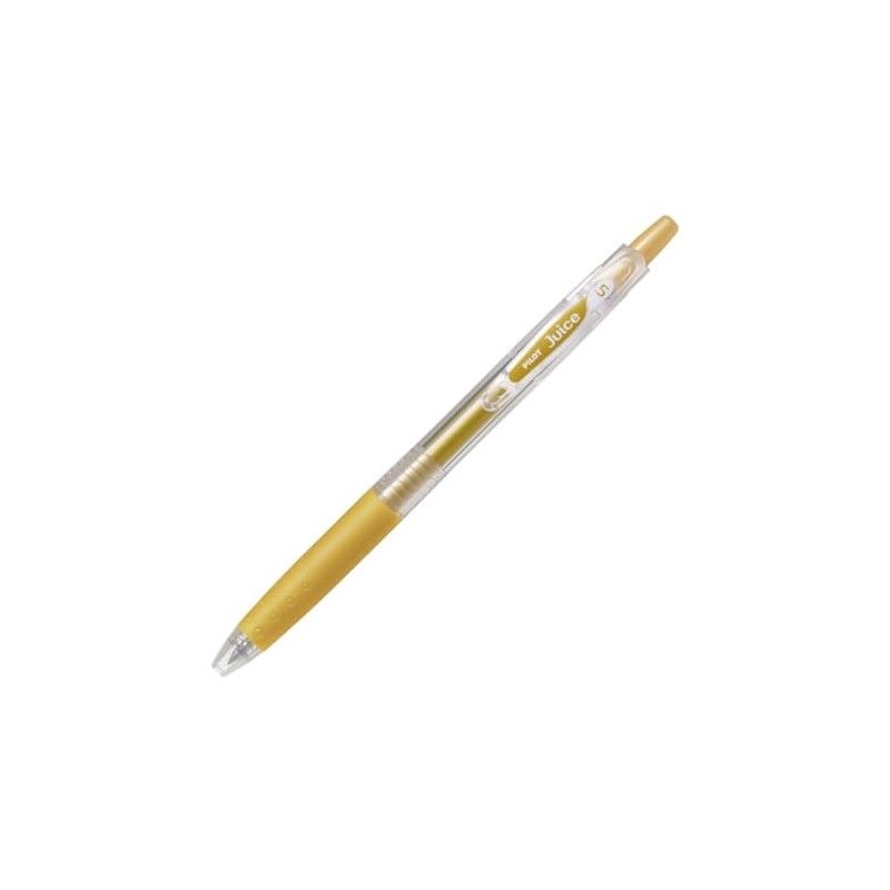 Pilot Gel Ballpoint Pen, Juice, 0.5, Gold, 5 Count LJU50EF5GD