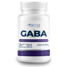 Gaba 500mg - 100 Capsulas. Ácido Gamma Aminobutírico - Pure Gaba. Natural