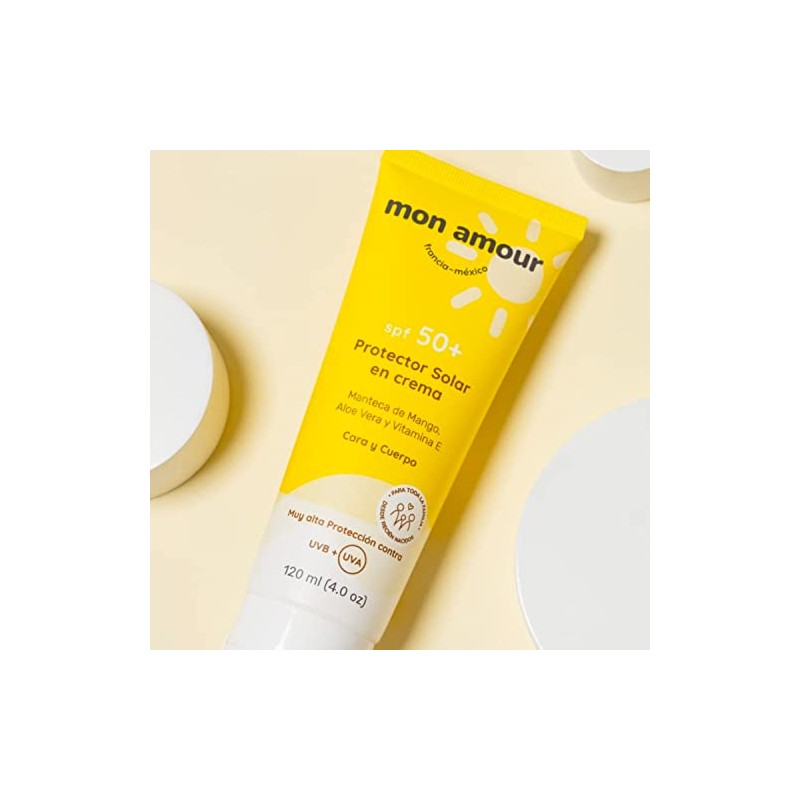 Mon Amour Protector Solar De Alta Protección SPF 50+ En