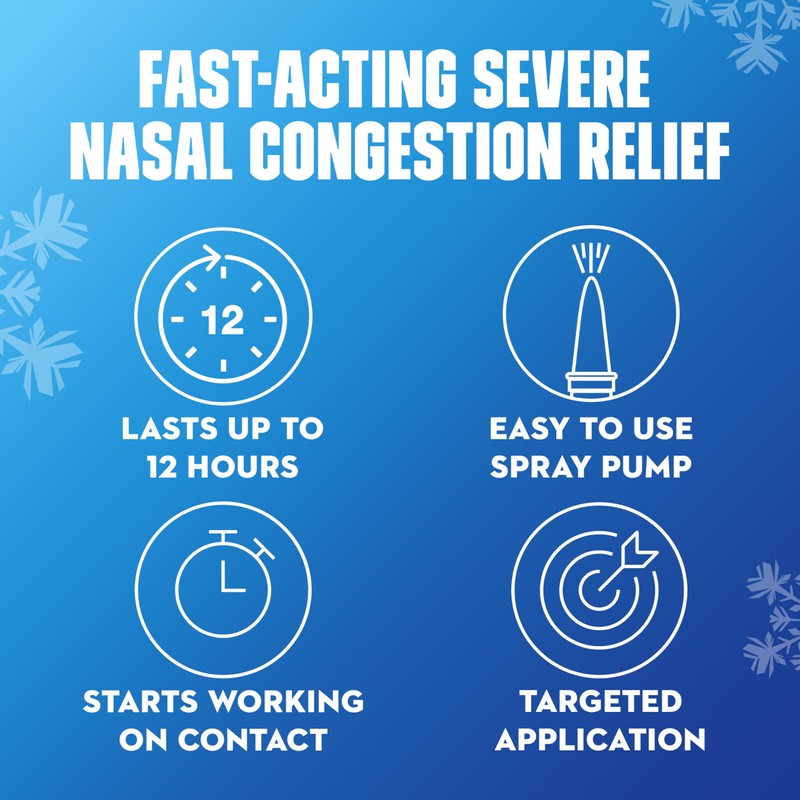 Mucinex Sinus-Max Nasal Spray Decongestant, 12 Hour Over-The-Counter Medication Nose