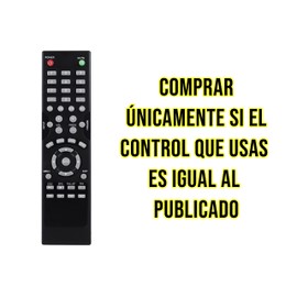 Control para Pantalla VIOS, Modelo Vledtv3216, Directo, Cobia, No Necesita Programar, Comprar Si Tu Control Es Igual Al de la Imagen