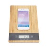Food Scale Electronic Scale, LED Display Cooking Scale Bamboo Kitchen